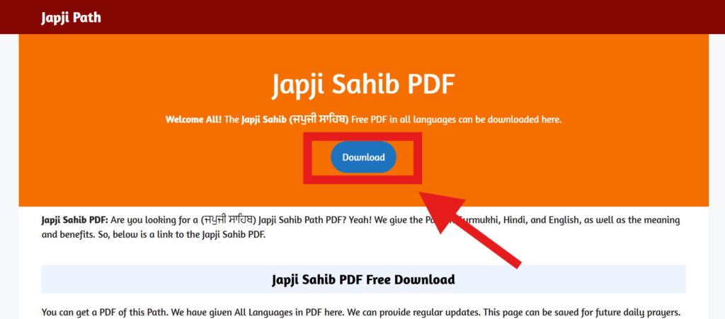 Japji Sahib path pdf